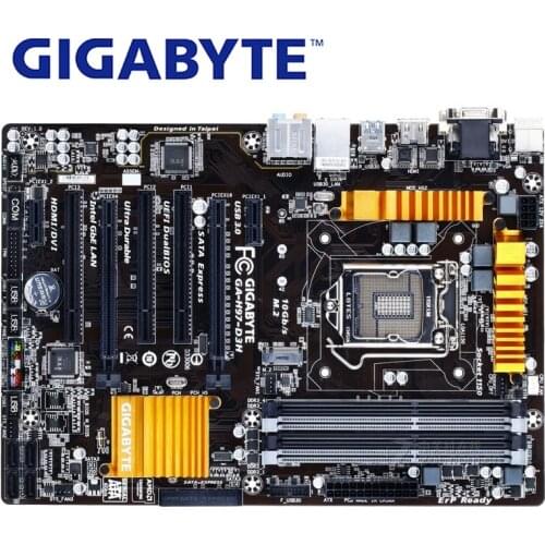 For Intel H97 LGA1150 Gigabyte GA-H97-D3H Motherboard DDR3 USB3.0 32GB H97 D3H Desktop Mainboard Systemboard H97-D3H Used