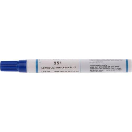 951 10ml Soldering Rosin Flux Pen Low-Solids Non-clean For Solar Cell Panel DIY New