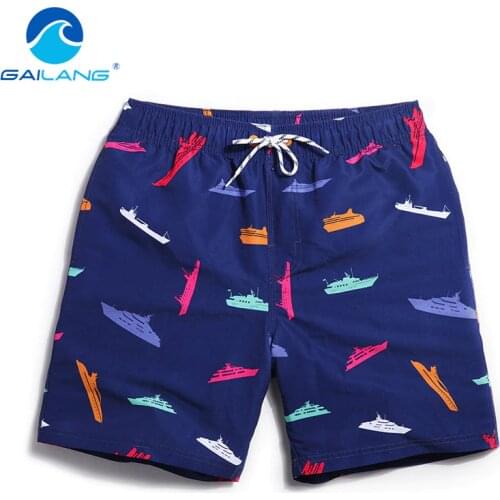 Gailang Brand Men Beach Shorts Board Boxer Trunks Shorts Bermda Casual Bottoms Plus Big Size Fitness Quick Drying Active Shorts