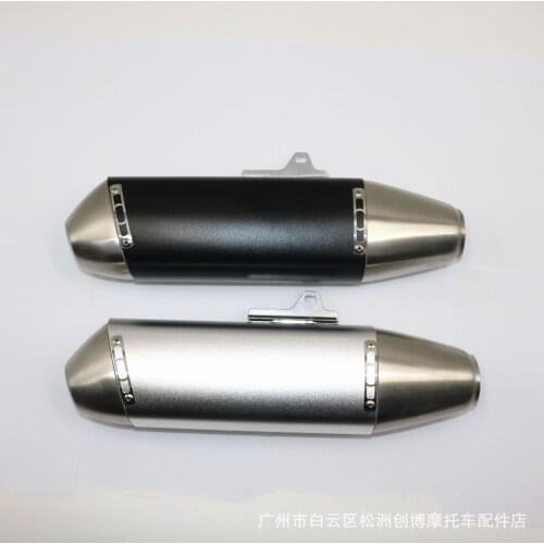 51mm Motorcycle Exhaust tails Pipe Muffler escape moto for ATV ORV UTV BAJA CRF150F CRF250F CRF230F CRF230L KTM Black Silver