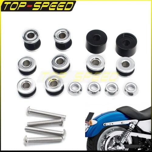 Motorcycle Detach Sissy Bar Docking Hardware Kit For Harley '13-later FXSB FXSBSE '16-later FXSE FXSE 2017 FXSE 2016 FXSBSE 2014