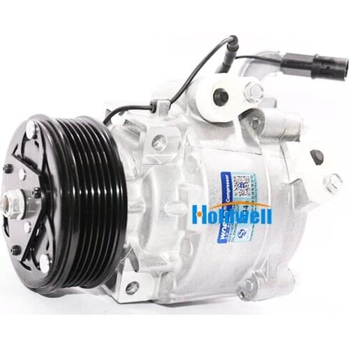 HOLDWELL AC Compressor QS90 Pulley 6PK for Mitsubishi Lancer 1.6 Outlander AKS200A402C