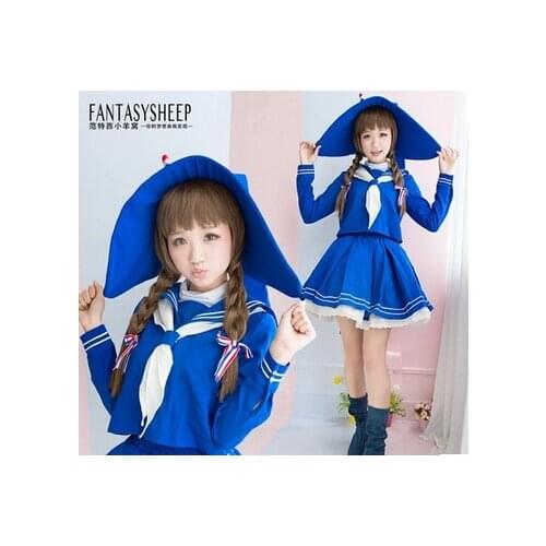 Wadanohara and The Great Blue Sea Witch Cosplay Costume Outfit
