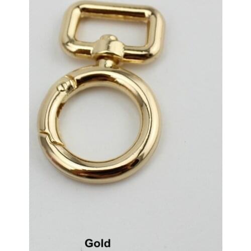 10-30pcs High quality Square shape Keyfob clasp metal hook,Lobster Clasps Accessories Handbags Bags' Long Strap Wholesale
