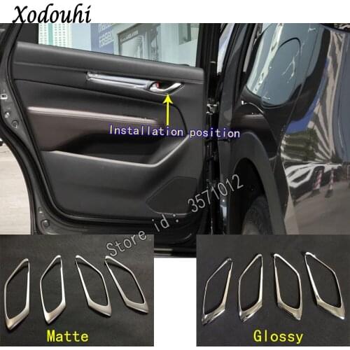 For Mazda CX8 CX-8 2017 2018 2019 2020 Car Body Sticker Styling Ornament Cover Trim Frame Door Inner Built Bowl Handle Parts