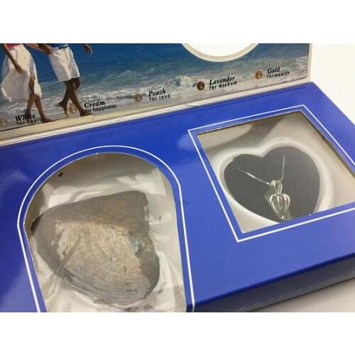 New Arriver Love Wish Freshwater Cultured Pearl Oyster Kit ,S925 Chain Necklace Pearl With Shell,Wish Pearl Necklace