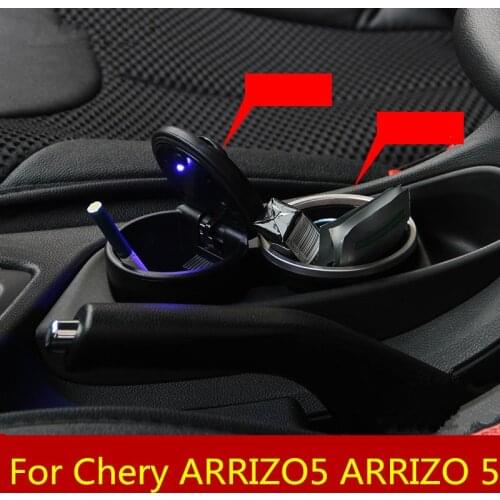 Car styling Ashtray multi-purpose ashtray for car ashtray car interior decoration car Accessories For Chery ARRIZO5 ARRIZO 5