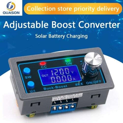 ZK-4KX CNC DC DC Buck Boost Converter CC CV 0.5-30V 4A Power Module Adjustable Regulated power supply For Solar Battery Charging