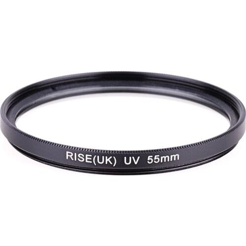 RISE(UK) 55mm Ultra-Violet UV Filter Lens-Protector for DSLR SLR Camera