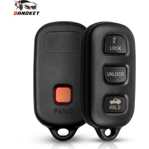 Dandkey Replacement Remote Car Key Shell Case For Toyota RAV Cruiser 4Runner Camry Celica Echo Highlander 2003-2008 Keyless Case
