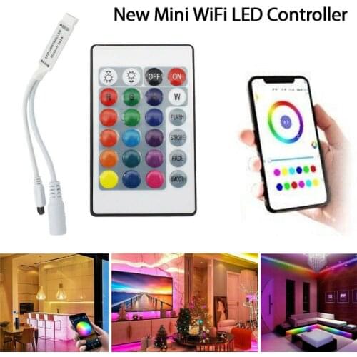 LED Light Strips Flexible Lamp Mini 24 Key Wireless IR Remote Controller For RGB 3528 5050 RGB LED Light Strip