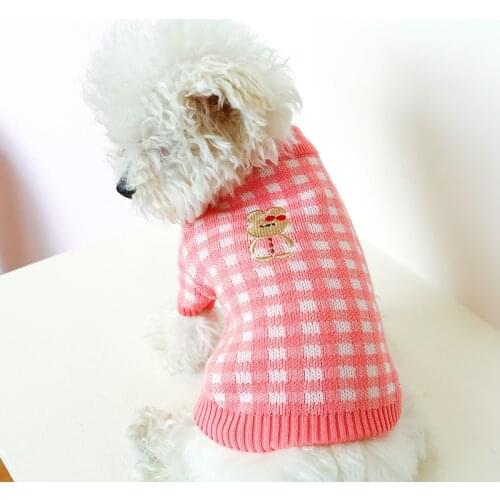 Cat Sweater Coat Winter Pet Clothing Dog Outfit Knit Apparel Puppy Yorkshire Terrier Pomeranian Bichon Poodle Schnauzer Clothes