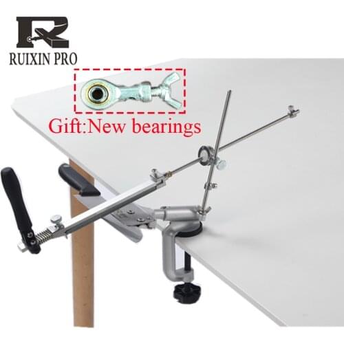Ruixin pro system 360 degree flip Constant angle with New bearing sharpening stone set Apex edge Aluminium alloy Knife sharpener