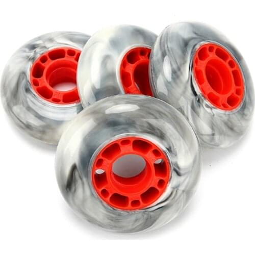 Top!-4PCS 85A Marble Skate Wheels High Elastic Wheels Roller Blades Replacement Wheel for Roller Skates Sports