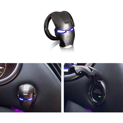 Anti Scratch Universal Engine Start Stop Button Cover for Hyundai Elantra IX35 Sonata Accent Tucson Santa Fe Veloster Venue Nexo