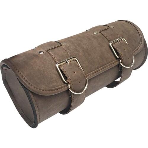 Waterproof Motorcycle Saddle Bags PU Leather Otorbike Side Tool Tail Bag Luggage Universal Motorcycle Saddle Bags