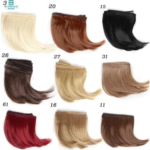 1pcs 10*100CM Big Bend hairstyle hair for dolls fits 1/3 1/4 1/6 BJD/SD dolls wigs