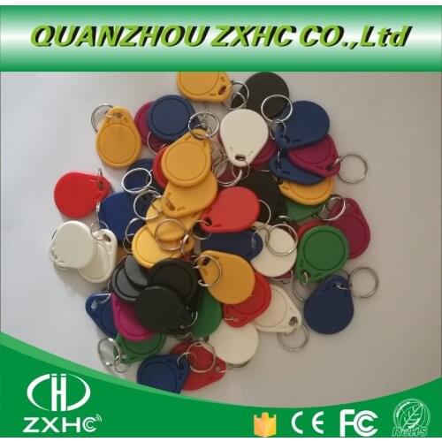 100PCS) 13.56 Mhz RFID M1 S50 UID Changeable Card Tag Keyfob ISO14443A Block 0 Sector Writable