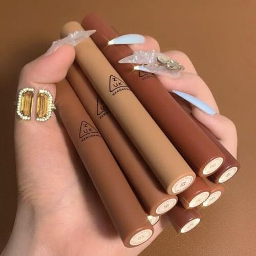 2PCS Mousse Matte Velvet Cigarette Tube Lipstick Set 3Pcs/set Waterproof Long-lasting Liquid Lipstick Sexy Lip Cosmetic TSLM2