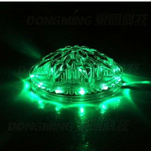 5pcs 8W Lotus Rotating RGB laser disco Light 48 LEDs Sunflower LED Stage Light moving head party Wedding Club Projector light