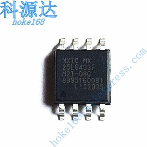 5pcs/lot MX25L6433FM2I-08G SOP8 MX25L6433F MX25L6433 In Stock