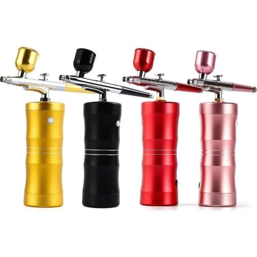 Top 0.3mm Airbrush Spray Compressor Air-Brush Paint Spray Gun Airbrush For Nail Art Tattoo Craft Cake Nano Fog Mist Sprayer