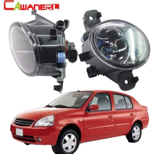 Cawanerl 2 Pieces 100W H11 Car Styling Halogen Lamp Fog Light DRL Daytime Running Lamp 12V For Nissan Platina 2002-2010