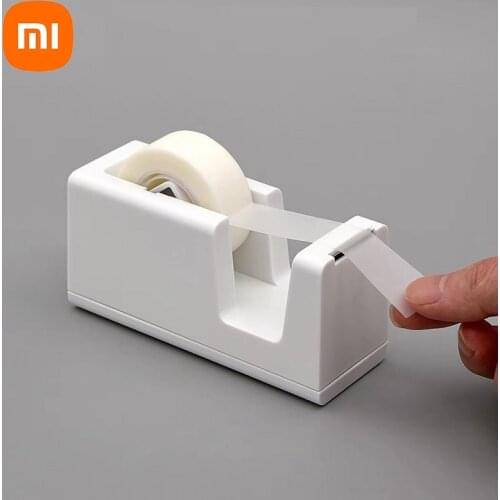 Xiaomi Tape Dispenser Mijia Kaco LEMO Tape Dispenser with 2 Rolls Tapes for Office School Home with Staples Tape Dispenser Set