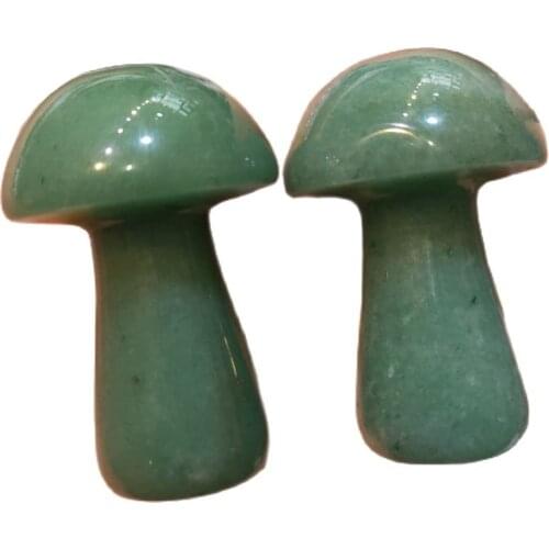 Beautiful Lovely Natural Aventurine Mushroom Shaped Polished Stone Decor Healing Gift Natural Quartz Crystals