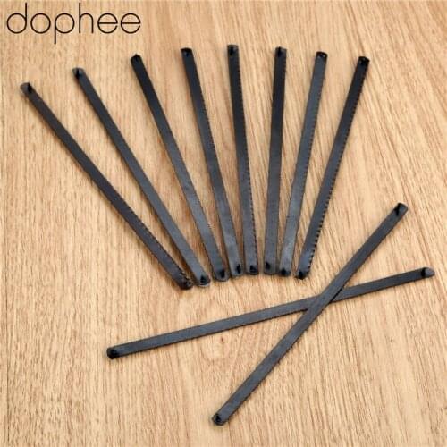 Dophee 150mm 6-inch Mini Serra Hacksaw Blade Stainless Steel Hand Saw Blade Sierra Frame Gereedschap Houtbewerking Testere 10pcs