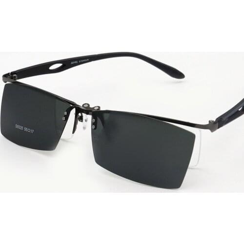 Vazrobe Clip on Sunglasses Men Polarized Driving Sun Glasses for Man Diopter Driver Magnetic Sunglass Glasses Frame Male Goggles