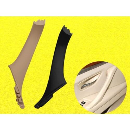 For BMW 5 series F10 F11 gray Beige Black Car left right inside Interior Handle Inner Door Panel Pull Trim Cover