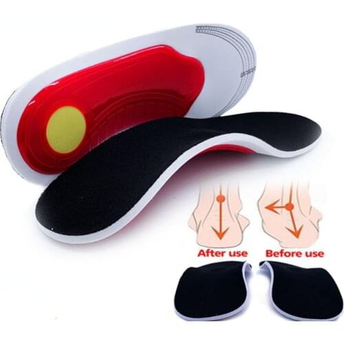 Premium Orthotic High Arch Support Insoles Gel Pad 3D Arch Support Flat Feet For Women / Men orthopedic Foot pain