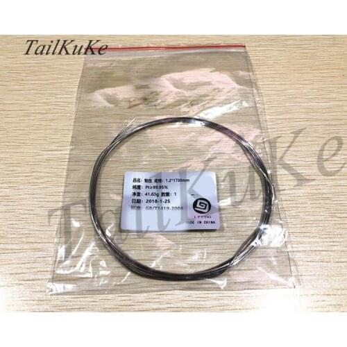 Pure platinum wire Platinum wire Platinum wire Diameter 1.2mm Length 1cm/ 5 cm