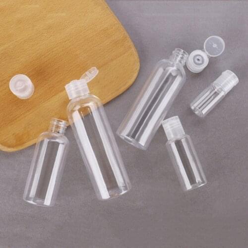 250/150/100/50/30/10ml Portable Travel Plastic Empty Bottle for handwashing fluid Atomizer Clear Refillable Bottles