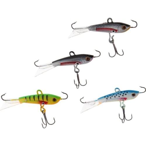 High-carbon Steel Lifelike Fishing Lures Topwater Floating Hard Bait Minnow Crankbait Decoy Jig Ice Fishing Accessories 56mm