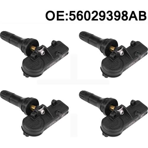 4 pcs TPMS Tire Pressure Monitor System 433 MHZ TPMS Tire Pressure Sensor for JEEP for FIAT 500 2013 2014 2015 2016 2017