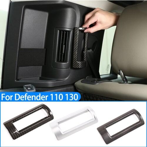 Interior C-Pillar Air Conditioner Outlet Vent Frame Trim,ABS Plastic,for Land Rover Defender 110 130 2020-2021,Car Accessories