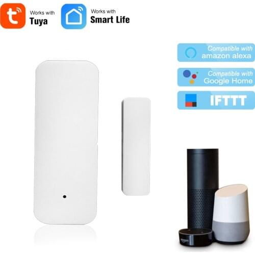 WIFI Door Sensor Tuya APP Control Door Window Security Alarm Sensor smart Switch Wireless Detector for Alexa Google Home IFTTT