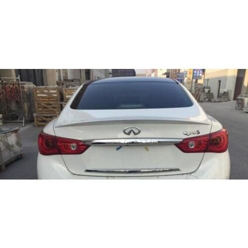 WOOBEST ABS Rear Wing Rear Trunk Rear Spoiler for infiniti Q50 Q50S Q50L 2015 2016, top quality unpainted