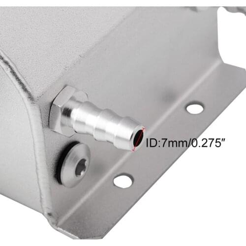 1pc 1L Aluminum Radiator Coolant Overflow Bottle Water Tank Reservoir