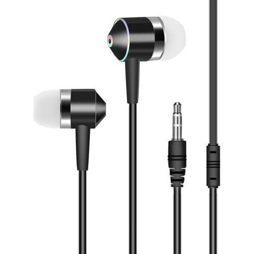 1pcs Sports Earbuds 3.5mm Wired Earphones with Mic Bass Phone Headset for Xiaomi for Iphone for Huawei Earpiece