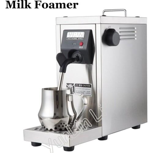 220V Commercial Professional Pump Pressure Milk Foamer /Fully Automatic Milk Steamer Coffee Foamer Milk Foam Machine MS-130D