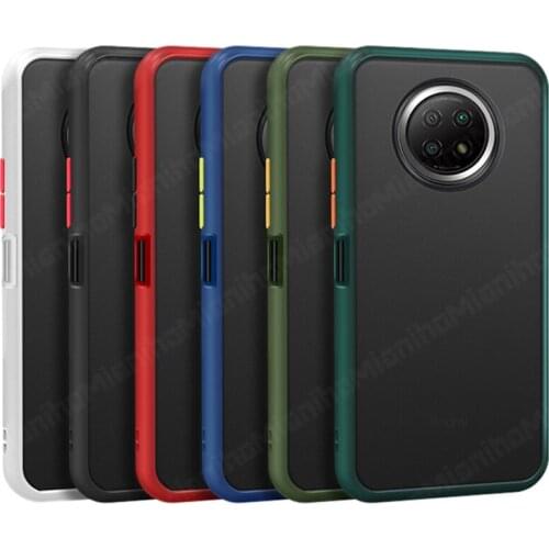 For Xiaomi Redmi Note 9T 5G Case Shockproof Silicone Bumper Matte Clear Armor Phone Back Cover For Xiaomi Redmi Note 9 T 5G Case