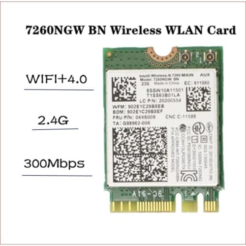 Original for Intel Wireless-N +BT4.0 Combo Wifi Card For Lenovo Thinkpad Yoga 2 13 Yoga 2 pro L440 L540 X240 04W3830 04X6009