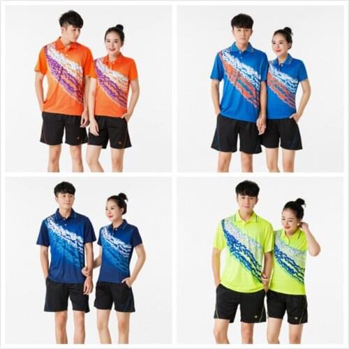 2018 New Men Shirt Tennis Jerseys , Quick Dry Badminton set , Women Table Sets , Girls Table Tennis Suits , tshirts table tennis