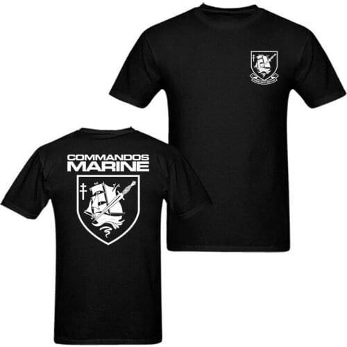 "Commandos Marine Unisex T Shirt Tee New Mens Short Sleeves Cotton Fashion Cross Cool Fit T-Shirt Tees Harajuku Streetwear