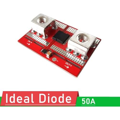 50A Ideal Diode Solar Energy Panel Anti-recharge Charging, Battery Charger backwash Protection Controller 12V 24V 36V 48V 60V DC