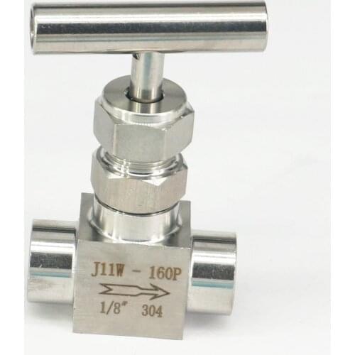 1/8" BSP Female SUS 304 Stainless Steel Flow Control Needle Valve 2250 PSI water oil fuel steam