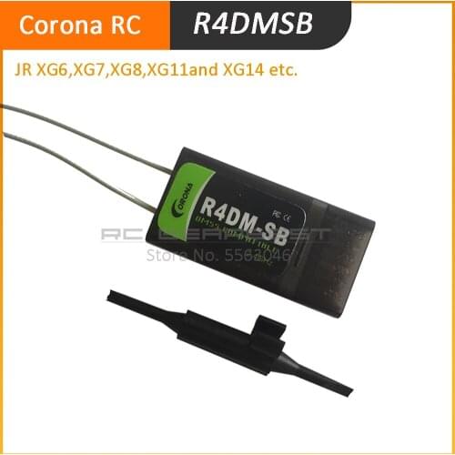 Corona R4DM-SB 2.4G JR DMSS Compatible receiver w/Sbus for XG6 XG7 XG8 XG11 XG14 transmitter